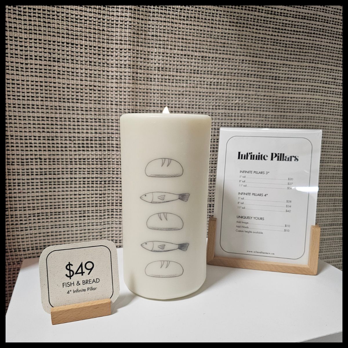 Infinite Pillar | Made-to-Order 4 Inch